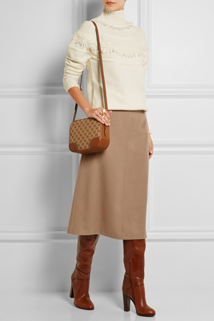 Wear to Work: Midi Skirt, Agnona cashmere midi skirt