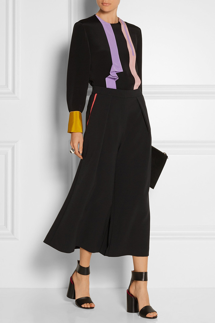 Wear to Work: Culottes, Roksanda Kilvin crepe culottes