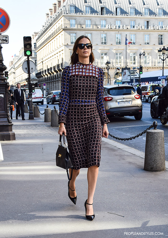 Wear to Work Street Style Inspiration: Beautiful Marni Midi Dress