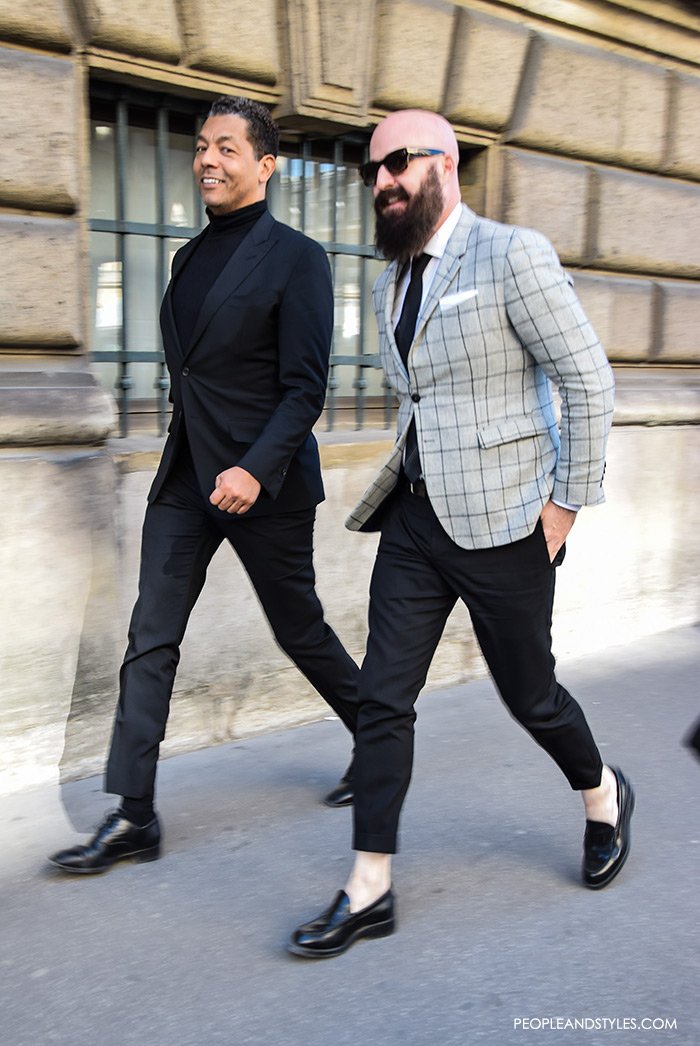 Men’s Street Style: Slim Blazers and Cropped Pants