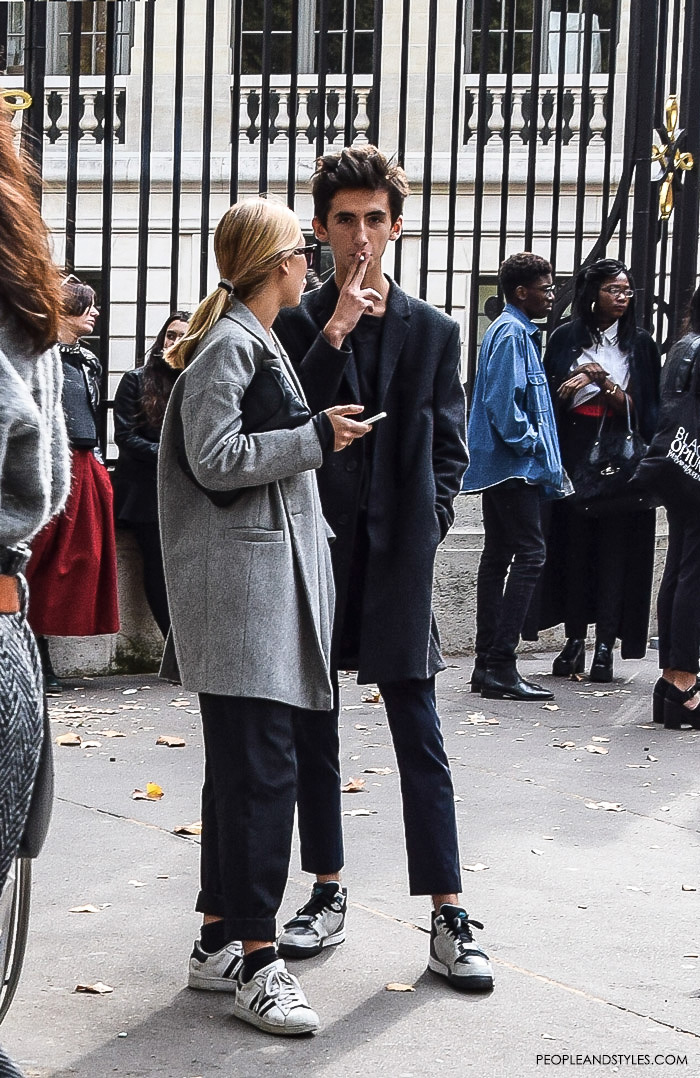 Urban Couples on the Streets of Paris by PeopleandStyles.com