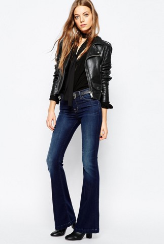 Flared Jeans: How Most Stylish Women Wear Them by PeopleandStyles.com