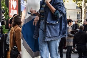 Denim Jacket - Stylish Spring Look by PeopleandStyles.com