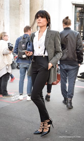 Grey Blazer - Modern Working Girl Wardrobe Staple – Fashion Trends and Street Style - People & Styles